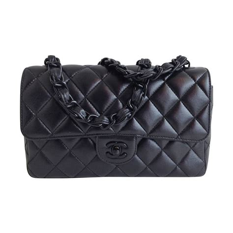 chanel bag with black hardware|chanel black handbag chain strap.